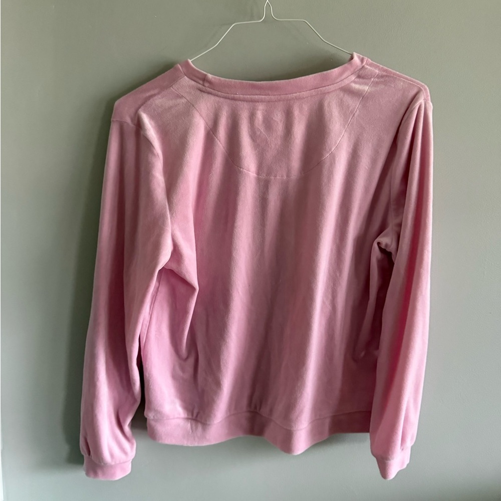 Juicy Couture Pink Sleepwear Top with Black Logo - Picture 4 of 6